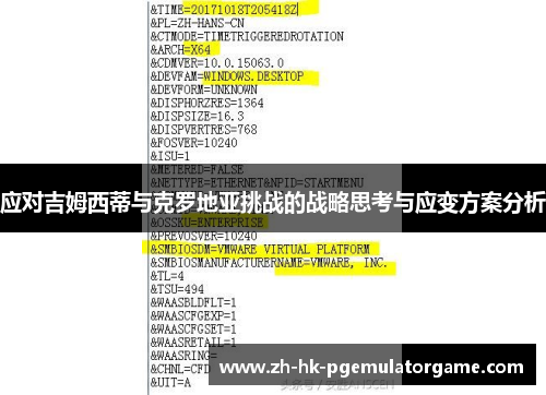 应对吉姆西蒂与克罗地亚挑战的战略思考与应变方案分析