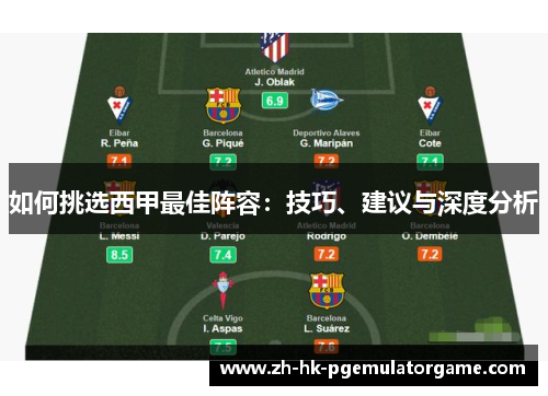 如何挑选西甲最佳阵容：技巧、建议与深度分析